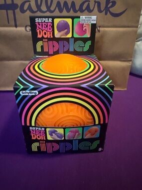 Super NeeDoh Ripples Sensory Squeeze Toy - Orange